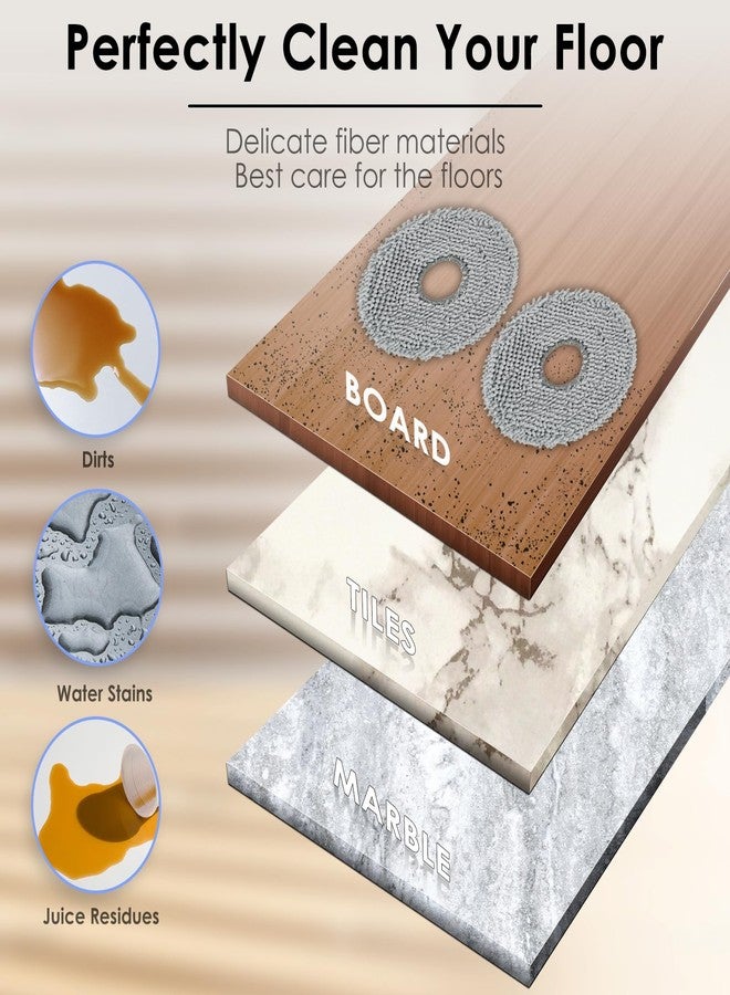 CHAIN PEAK (10 Pack) Mop Pads for Roborock QV 35A, QV 35S, Q Revo, Qrevo MaxV, Qrevo Pro, Qrevo S, Qrevo Master, Qrevo Slim, QRevo Curv/ S5X/ 5A1/ 5XC, Saros 10R, Qrevo Edge/ S5A, Saros Z70, Mop Pad Accessories - Image 2